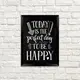 Постер в рамке To be happy 15x21 см (MT5_18A020)