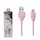 Кабель Lesu RC-050a Type-C to USB 1m pink Remax 360114