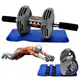 Фитнес колесо Тренажер гимнастический ролик с возвратом Power Stretch Roller Ролик для пресса
