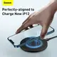 Зврядка Qi BASEUS Simple Magnetic Wireless Charger (suit for IP12) |15W| (WXJK-E02)