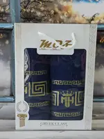 Moz versace lacivert 2-х подарочный набор полотенец.