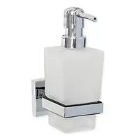 Дозатор для рідкого мила антисептика AQUAVITA Plasa 87012A квадратний (280 мл)