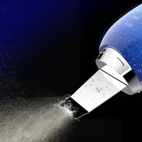 Апарат для ультразвукового чищення особи KinseiBeauty C111 Blue видалення вугрів