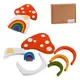 Деревянная игра Грибочок Wenyi, пирамидка, 10 деталей. Multicolor (111900)