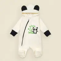 Флісовий комбінезон з підкладкою та капюшоном Panda