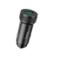Адаптер автомобильный HOCO Level single port car charger Z49A |1USB, 18W, 3A, QC3.0|