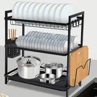 Сушка для посуды настольная Edenberg EB-17986 53x50x25 см черная