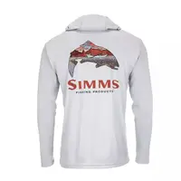 Худи Simms Tech Hoody - Artist Series Trout Logo Flame/Sterling M (13521-859-30 / 2241321)