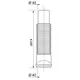 Соединение гибкое Magiflex Ø40мм F-M 227.9мм WIRQUIN (9549354)