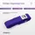 Ремень для йоги EasyFit с петлей (фиолетовый)