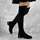 Женские ботфорты Fashion Elvis 1454 38 размер 24 см Черный