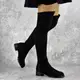 Женские ботфорты Fashion Elvis 1454 38 размер 24 см Черный