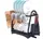 Сушка для посуды настольная Edenberg EB-17982 50x30x38 см черная