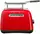 Тостер KitchenAid Artisan 5KMT221EER 1100 Вт червоний