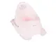 Антиковзкий дитячий горщик Bunny powder pink