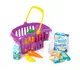 Игровой набор "Супермаркет" корзинка с продуктами 362B2, 3 цвета Малиновый