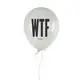 Шарик надувной "WTF?"