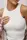 Приталенная однотонная майка в рубчике - белый цвет, ONE SIZE (есть размеры)