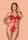 Giftella боди красный Obsessive (S/M)