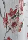 Тюль батист, коллекция "Flora". Цвет белый с красно-коричневым. Код 1904т