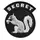 Шеврон на липучке Secret Squirrel 7,5×8,5 см вышитый патч, нашивка, шеврон Белка Разведка