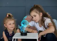 3D нічник "Пикачу" (ВОЛІЧНЕ ЗОБРАЖЕННЯ) + пульт ДК + мережевий адаптер + батарейки (3ААА)  3DTOYSLAMP