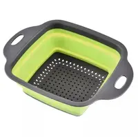 Друшляк складний силіконовий Frico FRU-090-Green 29 см зелений