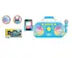 Детский игрушечный караоке, подсветка, микрофон, Bluetooth, MP3-кабель, USB-кабель, USB-кабель. Blue (155254)