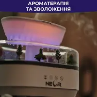 Ультразвуковий аромадифузор та зволожувач повітря NEOR AROMA-S 25ML12 WT