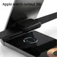 Зарядка Qi 4in1 Transparent magnetic wireless charger T05 |Phone/Watch/Earphones, 15W Max|