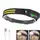 LED Фонарь налобный BL-W689-LM+2COB (white+red) датчик движения, Фонарик на голову с зарядкой