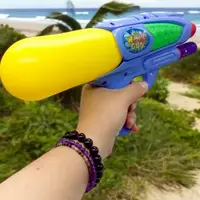 Водний пістолет з накачуванням (32 см.), синий