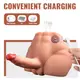 Фаллоимитатор полуторс  с вибрацией и фрикциями “Steeve”