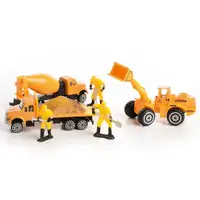 Игровой набор Строители Фигурки бетономешалка