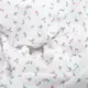 Ткань плательная хлопок Муслин двухслойный тюльпан белый