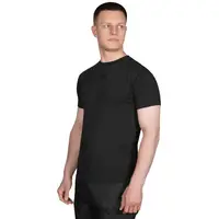 Футболка Modal з прінтом Чорна (Тризуб чорний) (7268), XXL