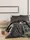 Полуторное Турецкое Постельное Белье First Choice Cotton Satin Snazzy Fume