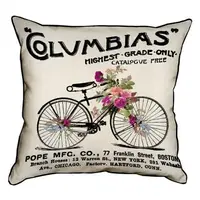 Подушка интерьерная из мешковины Columbias 45x45 см 45PHB_14M035