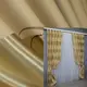 Комплект штор (2шт. 1х2,7м.) из ткани софт. Цвет бежевый. Код 366ш 31-666