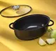 Гусятница с крышкой Kela Atura 15173 45х28 см 8 л черная