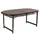 Стол Bo-Camp Woodbine Oval 150x80 cm Black/Wood look (1404230)
