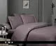 Полуторное Турецкое Постельное Белье First Choice Deluxe Satin Royce Lilac 160х220см