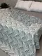 Плед двухсторонний муслиновый евро L&M Home Textiles 20291 200х220 см синий