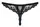 Letica стринги открытые черные Obsessive (S/M)