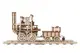Конструктор механический 3D деревянный 40*10,3*17,8см пазл 325эл LOCOMOTION #1 Локомотив EWA