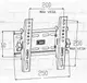Комплект для установки ТВ с полкой для тюнера ElectricLight 13b61m-Black черный