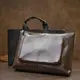 Кожаная мужская прямоугольная сумка для ноутбука GRANDE PELLE 11438 Коричневый