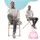 Стульчик для кормления Kinderkraft Igee Cloudy Grey KHIGEE00GRY0000