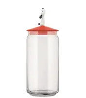 Банка для хранения корма для собак Alessi Lula 1,5л оранжевая