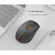 Мышь MEETION 2.4G+Bluetooth Dual Mode gaming mouse BTM002 |1000-1200-1600dpi, 6keys, Type-C Charging, RGB|